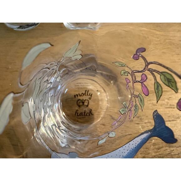 Molly Hatch Whimsical Juice Glasses - Set of 4 - Picture 7 of 7